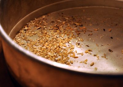 Grain Cleaning and Testing at Hartley Farms