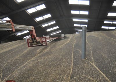 Grain Storage Area at Hartley Farms